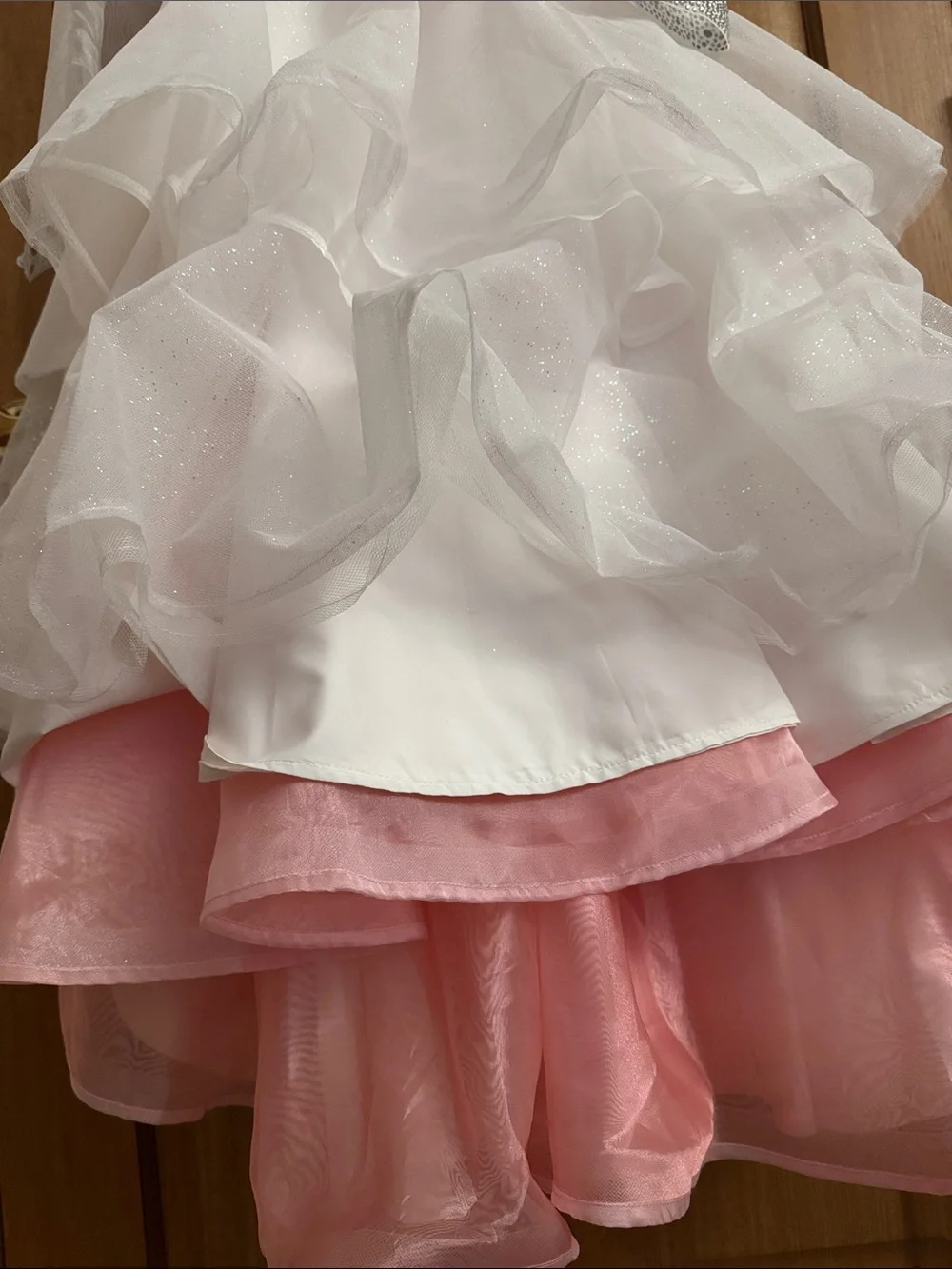 Disney White and Pink Princess Layered Costume Dress - Picture 4 of 5